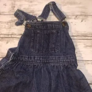 Chaps overalls denim dress size girls